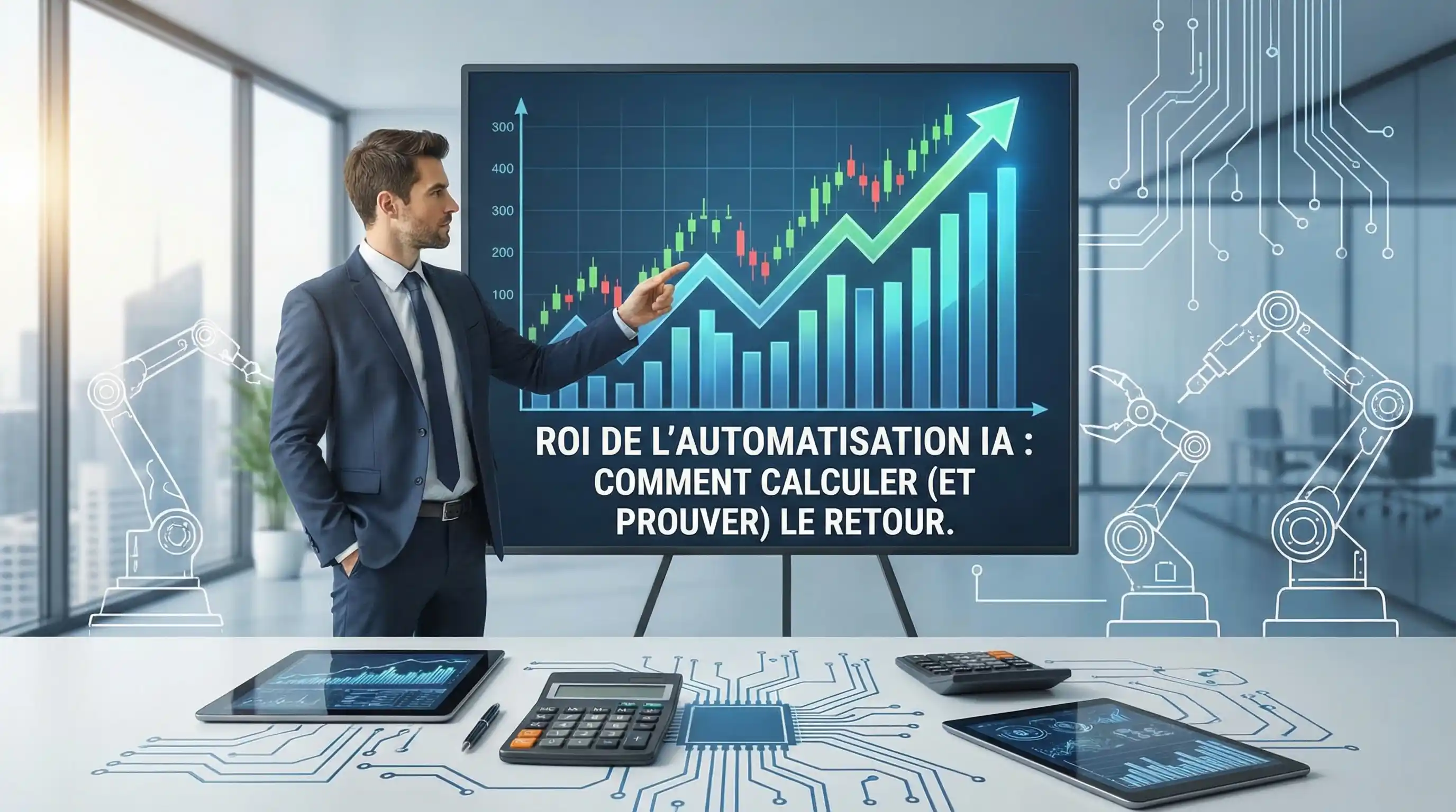 Formule de calcul du ROI d'un agent IA avec exemple chiffré